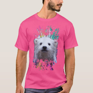 Colourful Polar Bear Baby T-Shirt