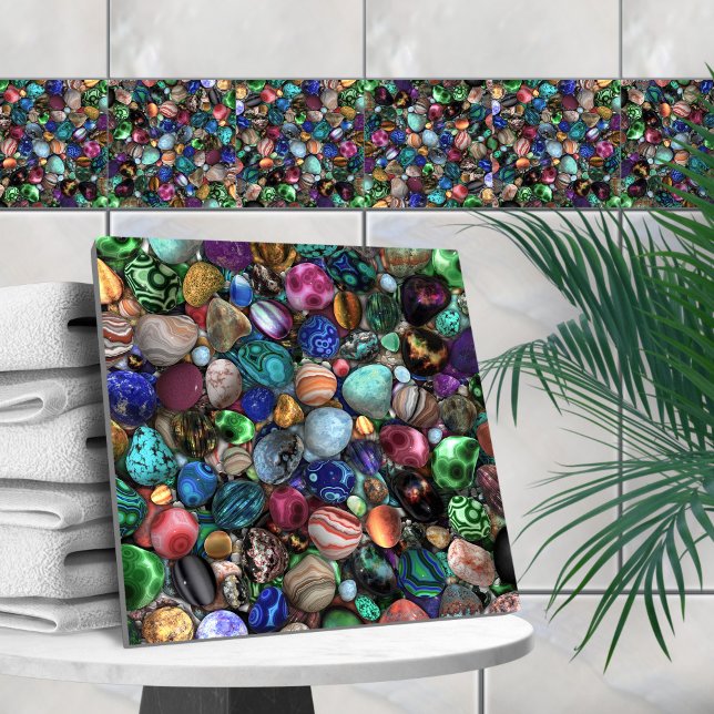 Colourful Polished Stones  Tile (Creator Uploaded)