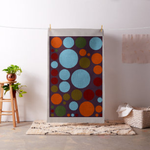 Colourful Polka Dot Circles Pattern #2 Fabric