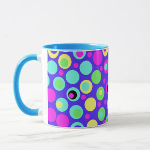 Colourful Polka Dot Party Mug