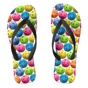 Colourful Polka Dot Pickleballs - Jandals