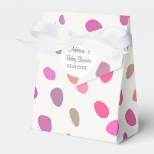 Colourful Polka Dots Baby Shower Favour Box