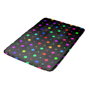 Colourful Polka Dots Bath Mat