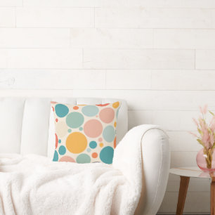 Colourful Polka Dots Cushion