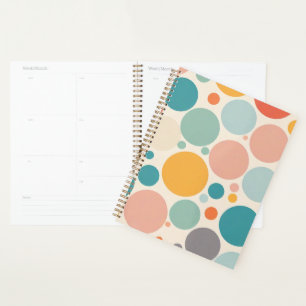Colourful Polka Dots Planner