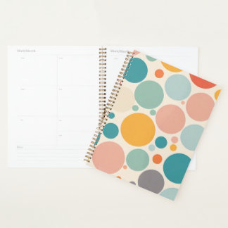 Colourful Polka Dots Planner