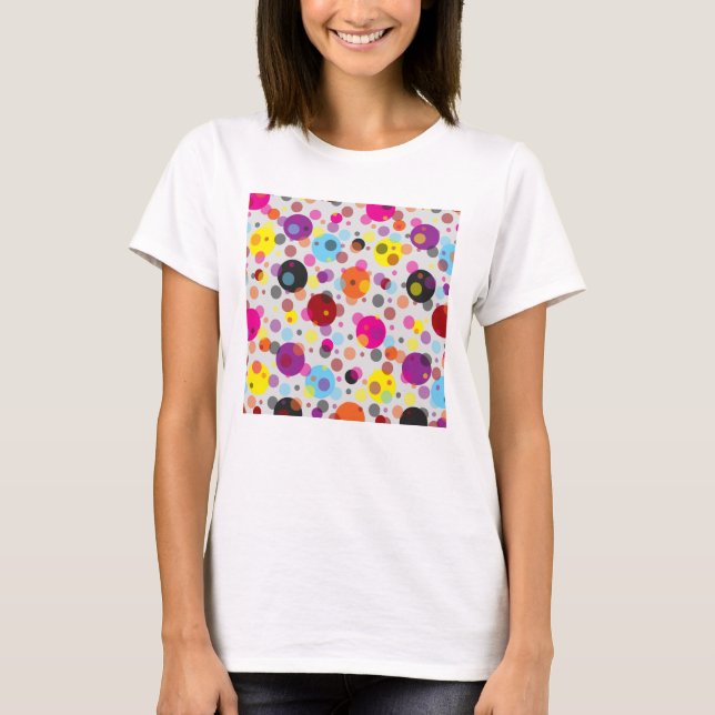 Colourful Polka Dots T-Shirt (Front)
