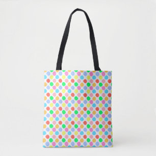 Colourful Polka Dots Tote Bag