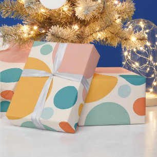 Colourful Polka Dots Wrapping Paper