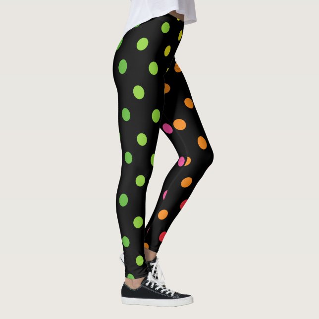 Colourful Polka  Leggings (Right)