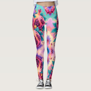 Colourful Pomegranate Leggings