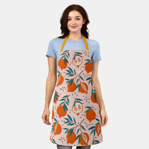 Colourful Pomegranate Pattern Apron