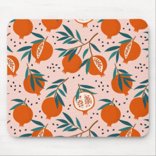 Colourful Pomegranate Pattern Mouse Pad