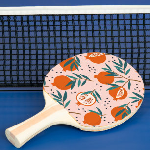 Colourful Pomegranate Pattern Ping Pong Paddle