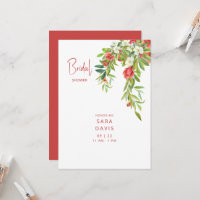 Colourful Pomegranate Tuscan Red Bridal