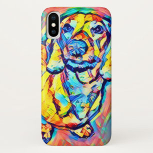 Colourful Pop Art Dachshund Case-Mate iPhone Case