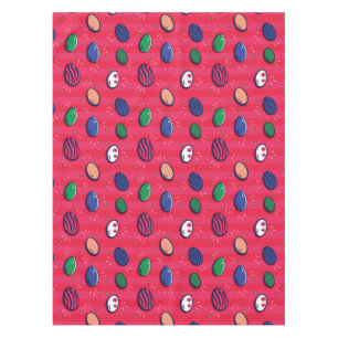 Colourful Pop Art Easter Eggs Pattern Tablecloth