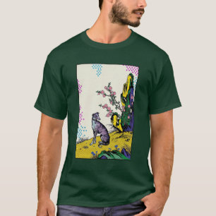 Colourful Pop Art Greyhound Asian Nature T-Shirt