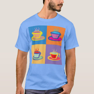 Colourful Pop Art Tea Cups - Cuppa Earl Grey Herba T-Shirt
