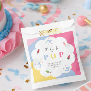 Colourful Popsicle Ready to Pop Baby Shower Favour Bags