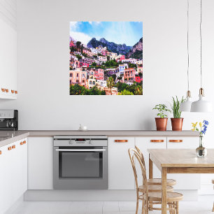 Colourful Positano, Italy Canvas Print