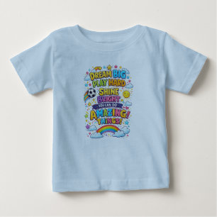 Colourful Positive Cartoon Children Design Baby T-Shirt