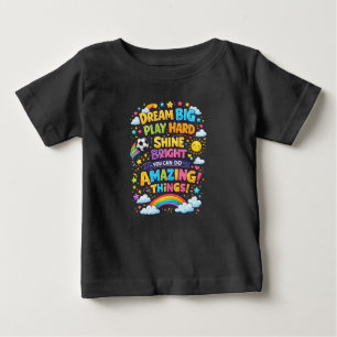 Colourful Positive Cartoon Children Design Baby T-Shirt