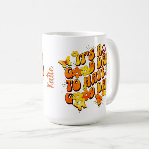 Colourful Positive Vibes Motivational for Her Coffee Mug