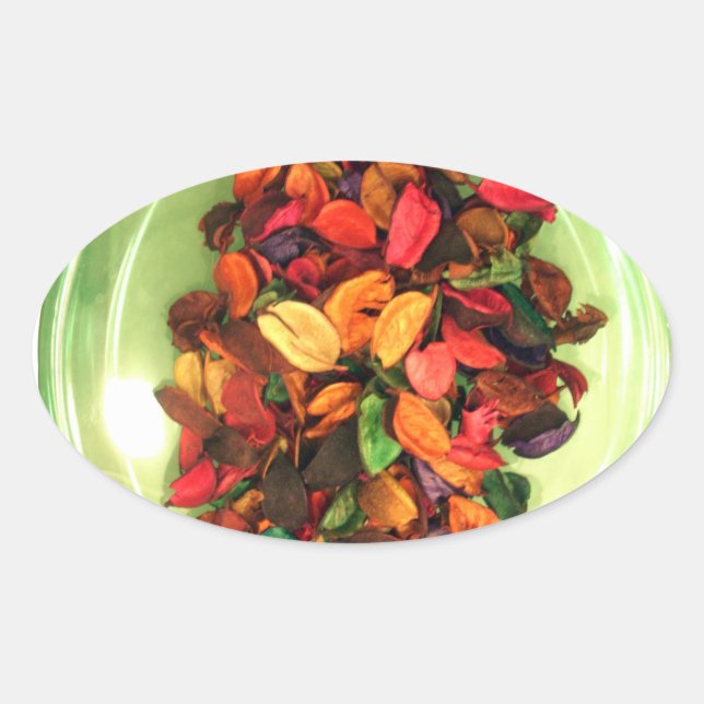 Colourful Potpourri: A Scent-sational Display Oval Sticker (Front)