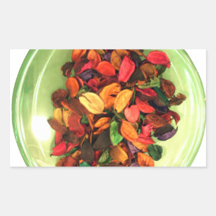 Colourful Potpourri: A Scent-sational Display Rectangular Sticker
