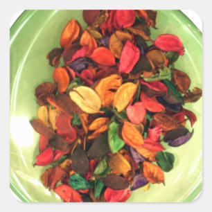 Colourful Potpourri: A Scent-sational Display Square Sticker