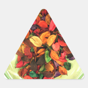 Colourful Potpourri: A Scent-sational Display Triangle Sticker