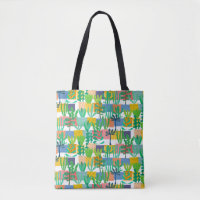 Colourful Pots and Cactus Pattern