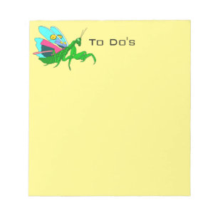 Colourful Praying Mantis Notepad