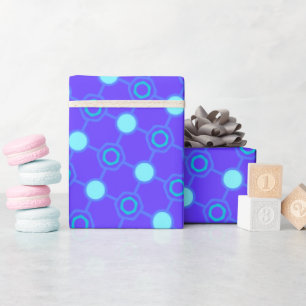 Colourful Premium Geometric Love Birthday Party Wrapping Paper