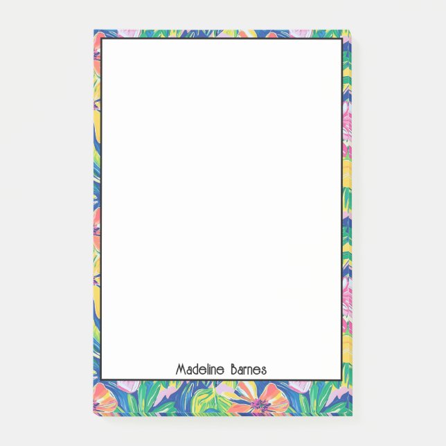 Colourful Preppy Notepad (Front)