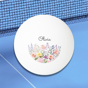 Colourful Pretty Flowers Floral Garden Personalise Ping Pong Ball
