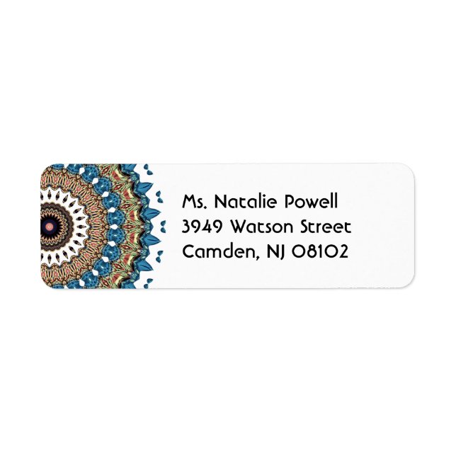 Colourful Pretty Mandala Design (Front)