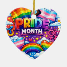 Colourful Pride Month Rainbow and Unicorn Art 
