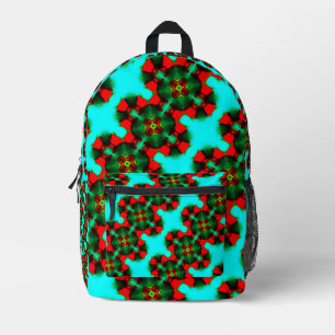 Colourful Printed Backpack
