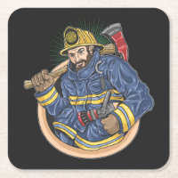 Colourful Professional Firefighter