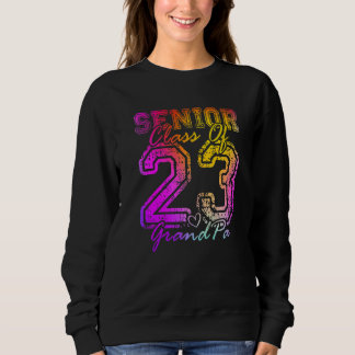 Colourful Proud GrandPa Cute Heart Graduate Senior Sweatshirt
