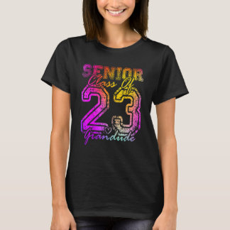 Colourful Proud Grandude Cute Heart Graduate Senio T-Shirt