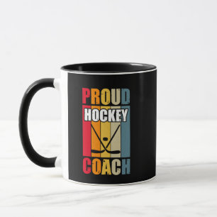 Colourful Proud Hockey Coach Mug