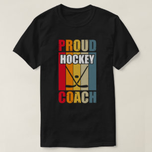 Colourful Proud Hockey Coach  T-Shirt