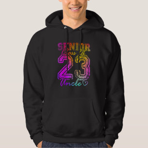 Colourful Proud Uncle Cute Heart Graduate Senior 2 Hoodie