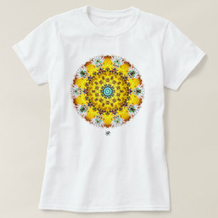 Colourful psychedelic abstract pattern T-Shirt