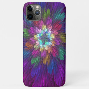 Colourful Psychedelic Flower Abstract Fractal Art Case-Mate iPhone Case