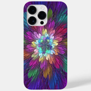 Colourful Psychedelic Flower Abstract Fractal Art Case-Mate iPhone 14 Pro Max Case
