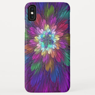 Colourful Psychedelic Flower Abstract Fractal Art Case-Mate iPhone Case